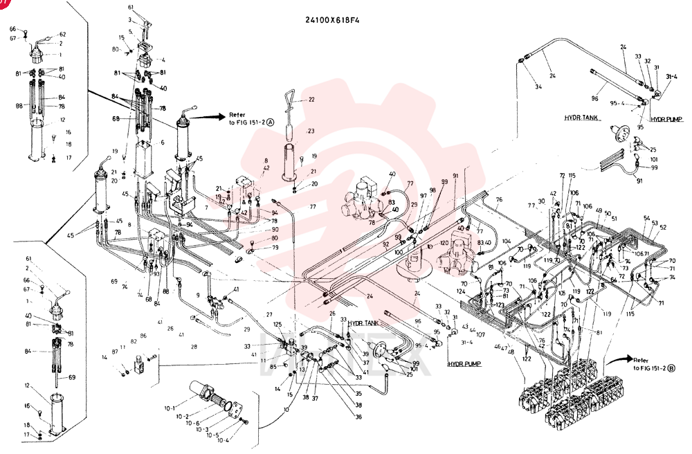 CONTROL ASSY, CONSISTS OF REF 1 TO 125 24100X618F4 (2)