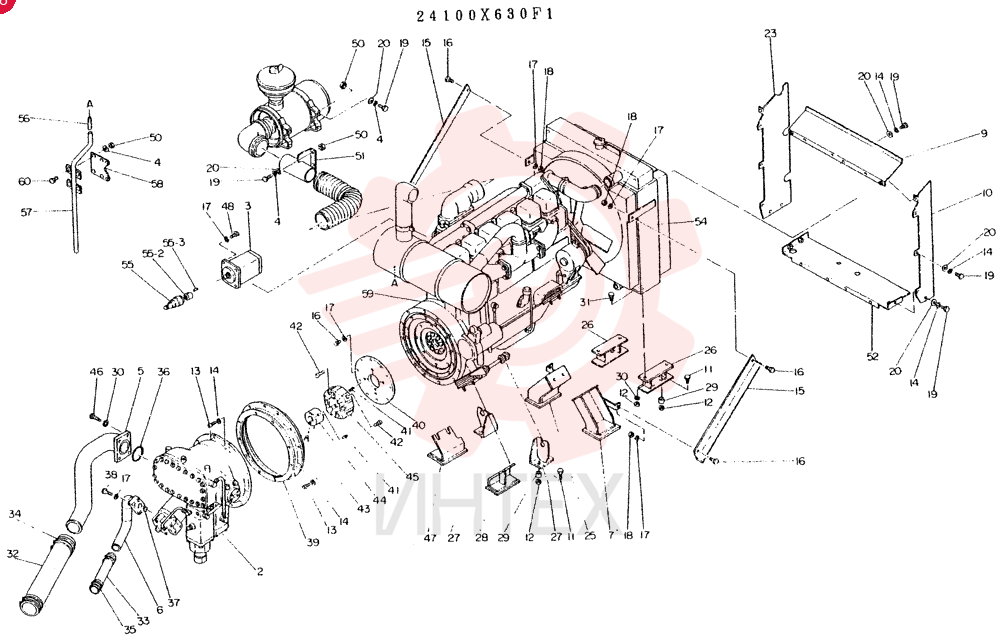 INSTAL/ POWER-PLANT CONSISTS OF REF. 2 TO 60