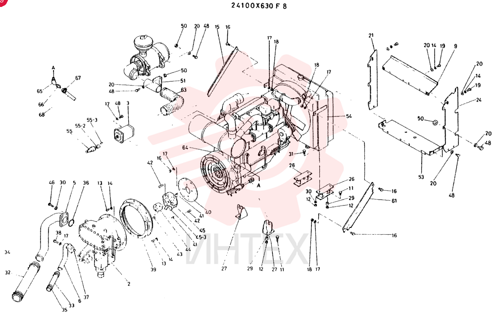INSTAL, POWER-PLANT INCL. REF.2 TO 68