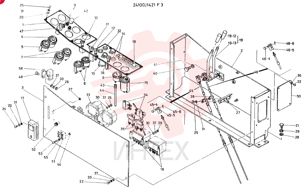 PANEL ASSY, INST 1 TO 58