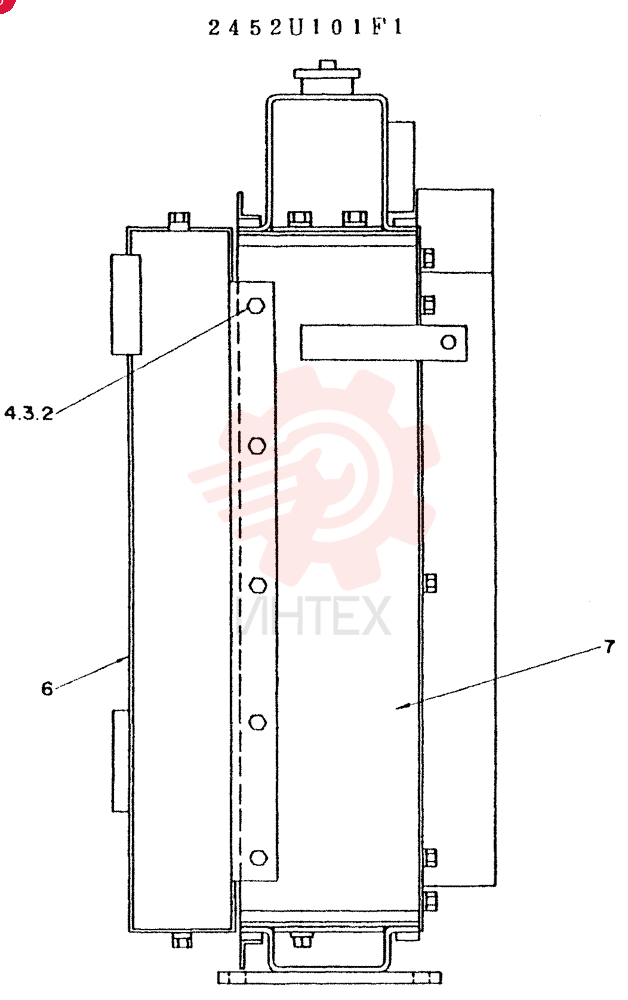RADIATOR, CONSISTS OF ITEM 2 TO 7