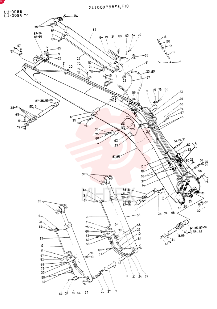 BOOM ASSY 24100X798F8