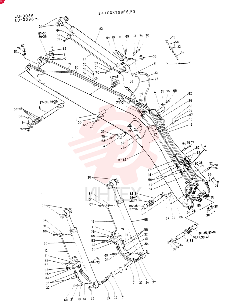 BOOM ASSY 24100X798F6