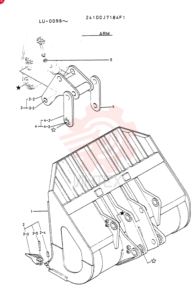 BUCKET ASSY 24100J7184F1