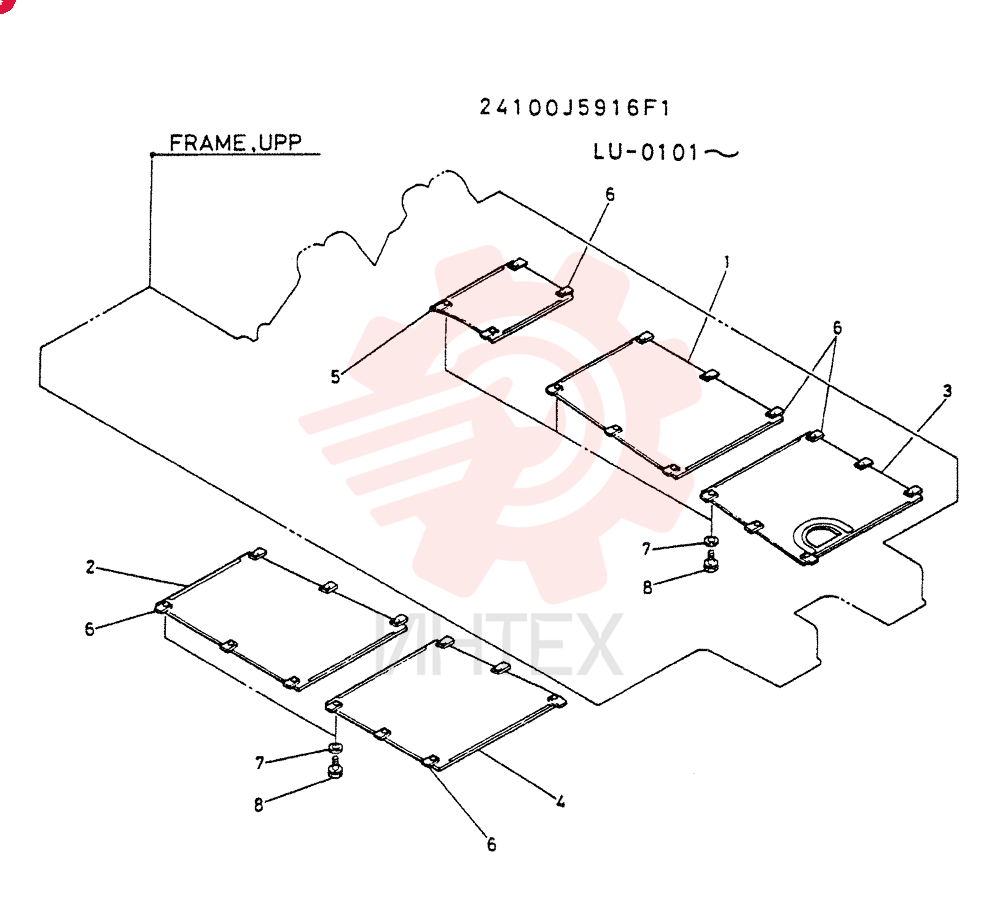 COVER ASSY (FOR ALASKA) 24100J5916F1