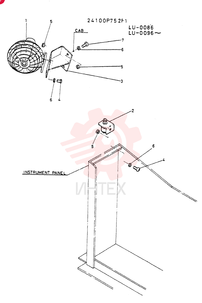 FAN ASSY 24100P752F1