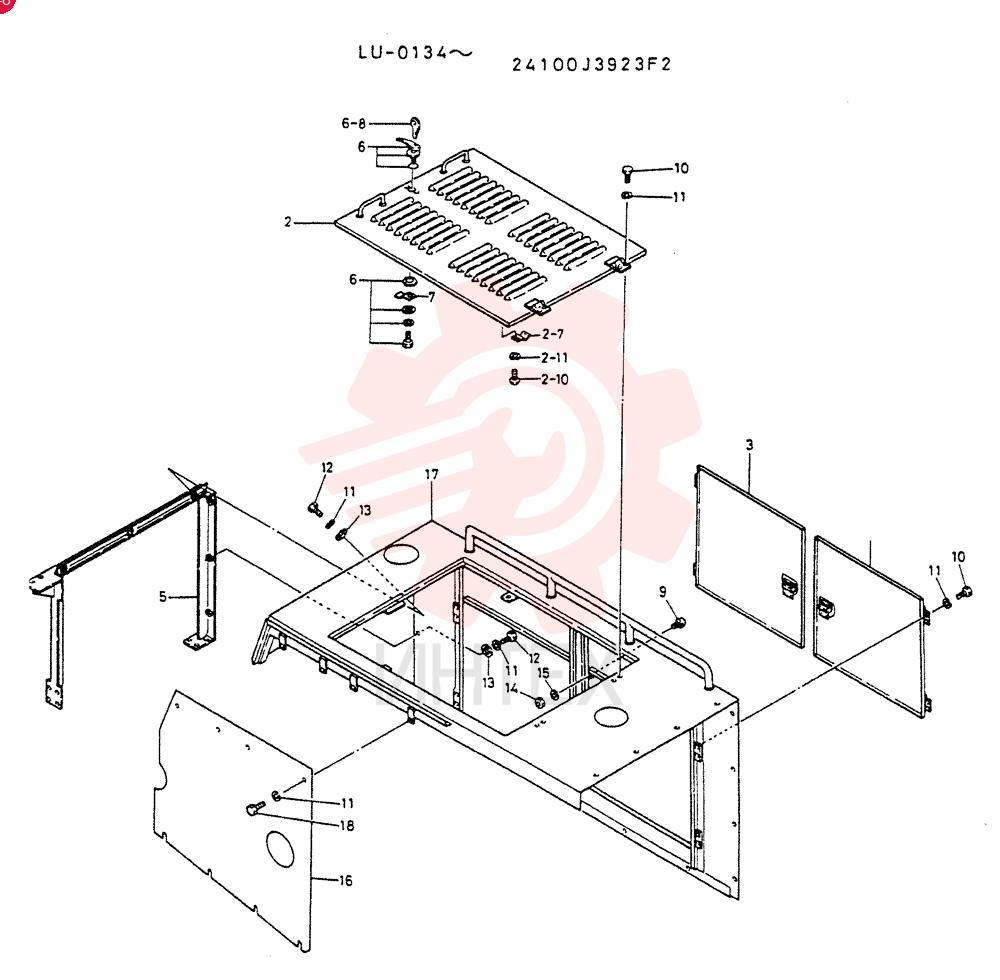 GUARD ASSY 24100J3923F2