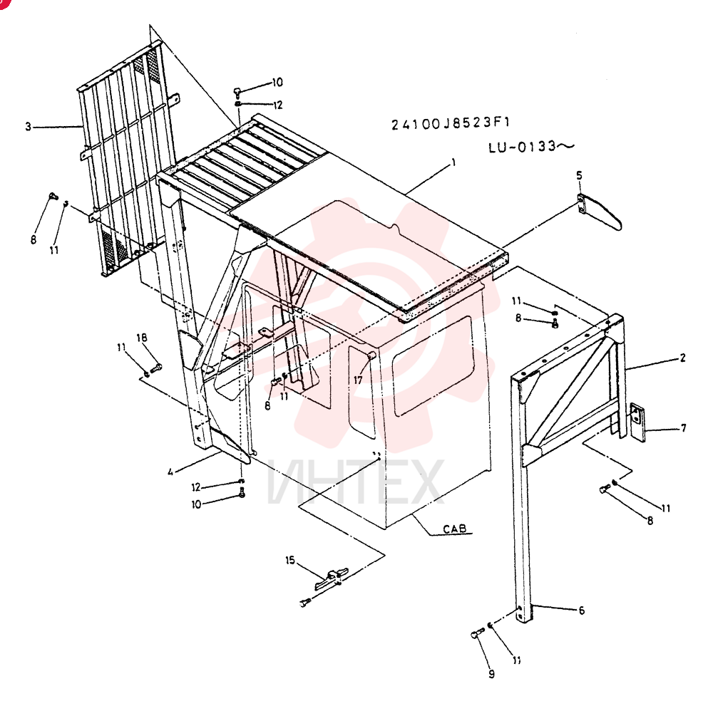 GUARD ASSY, CAB 24100J8523F1