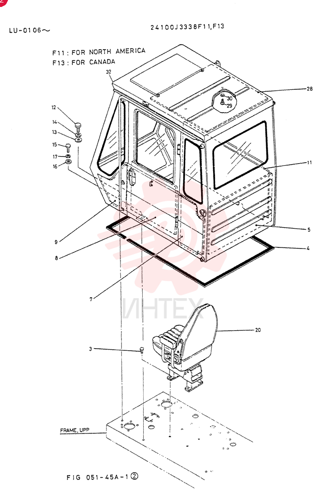 INSTAL, CAB (CANDA), Start Serial: LU.0127-