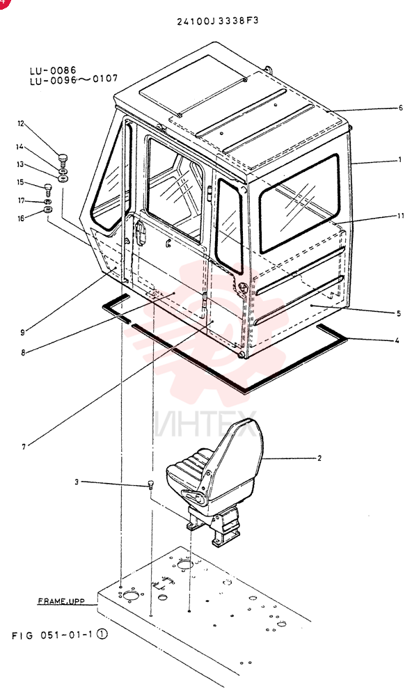 INSTAL,CAB 24100J3338F3