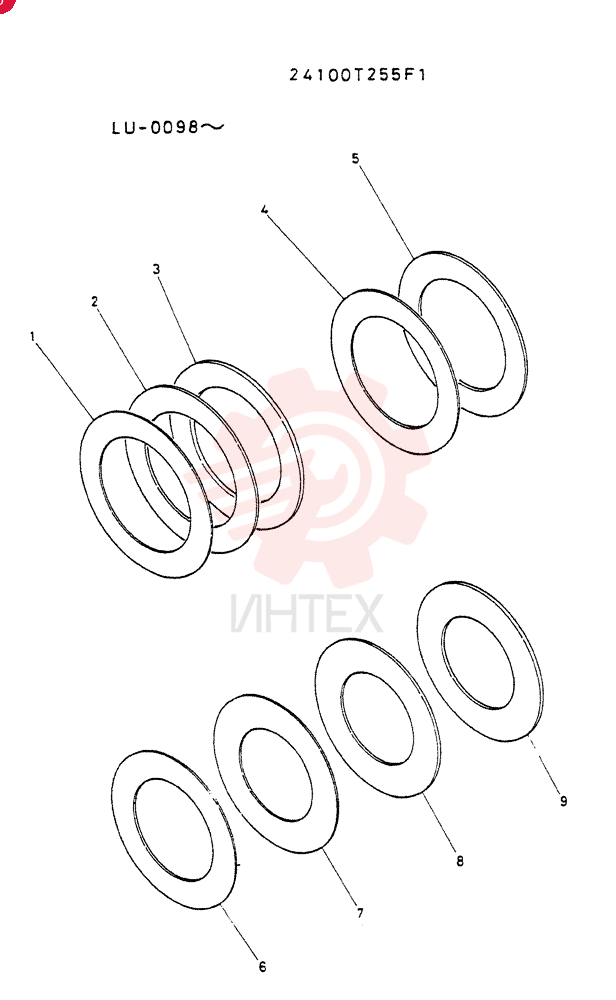 SHIM  KIT 24100T255F1