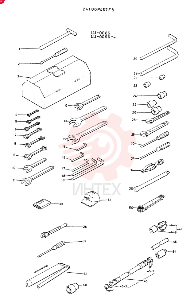 SPECIAL TOOL 24100P467F8