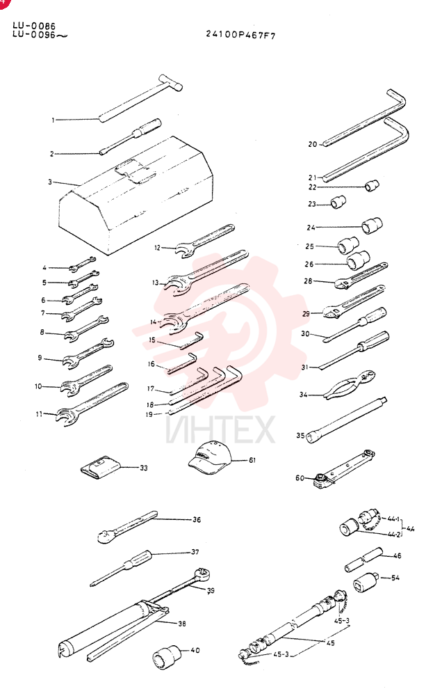 TOOL ASSY (FOR EXTREME HEAT) 24100P467F7