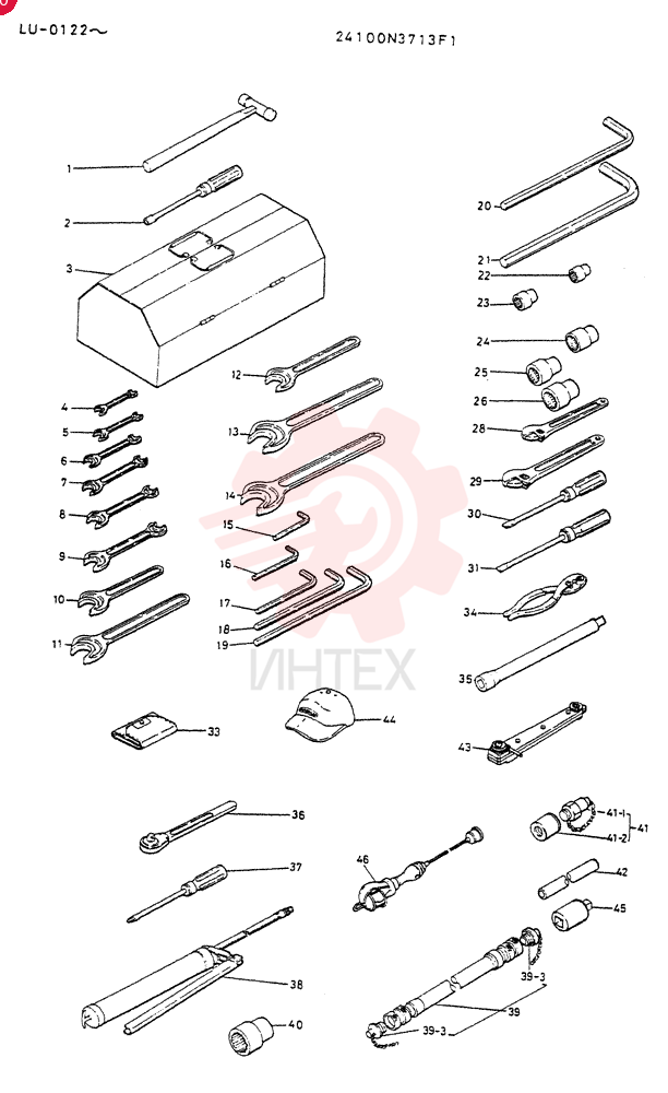 TOOL ASSY  (FOR NORWAY) 24100N3713F1