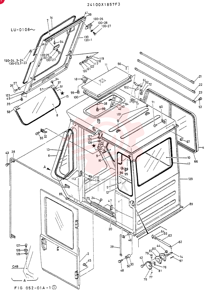 CAB  ASSY 24100X1857F3
