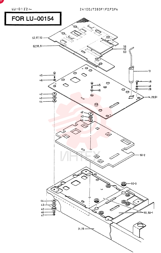 CONTROL   ASSY, Serial Range: LU.0122--LU.0145 24100J7393F1 (2)