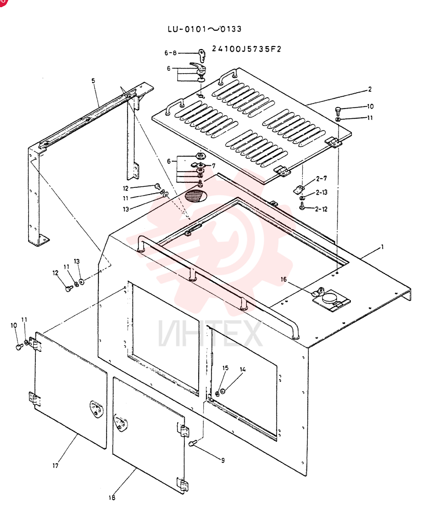 GUARD ASSY (FOR ALASKA) 24100J5735F2