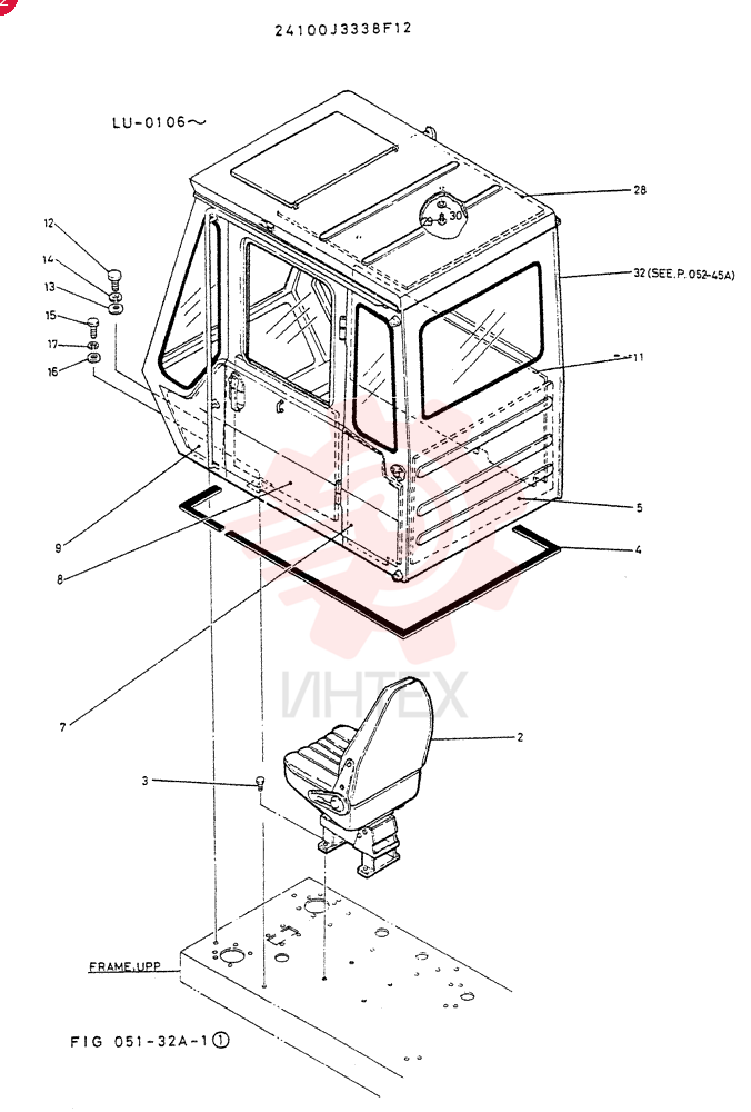 INSTAL, CAB (FOR EUROPE) 24100J3338F12