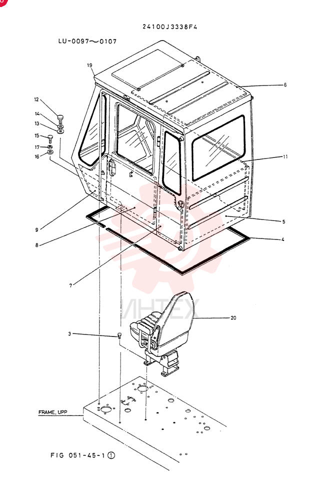 INSTAL, CAB (NA) 24100J3338F4