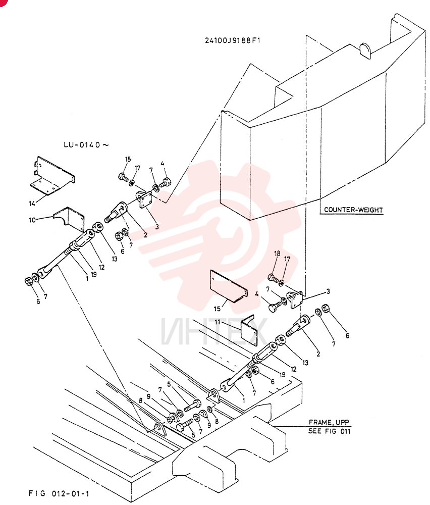 INSTAL,   COUNTER-WEIGHT 24I00J9188F1