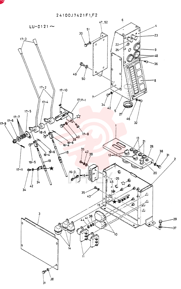 PANEL ASSY, INST 24100J7421F1