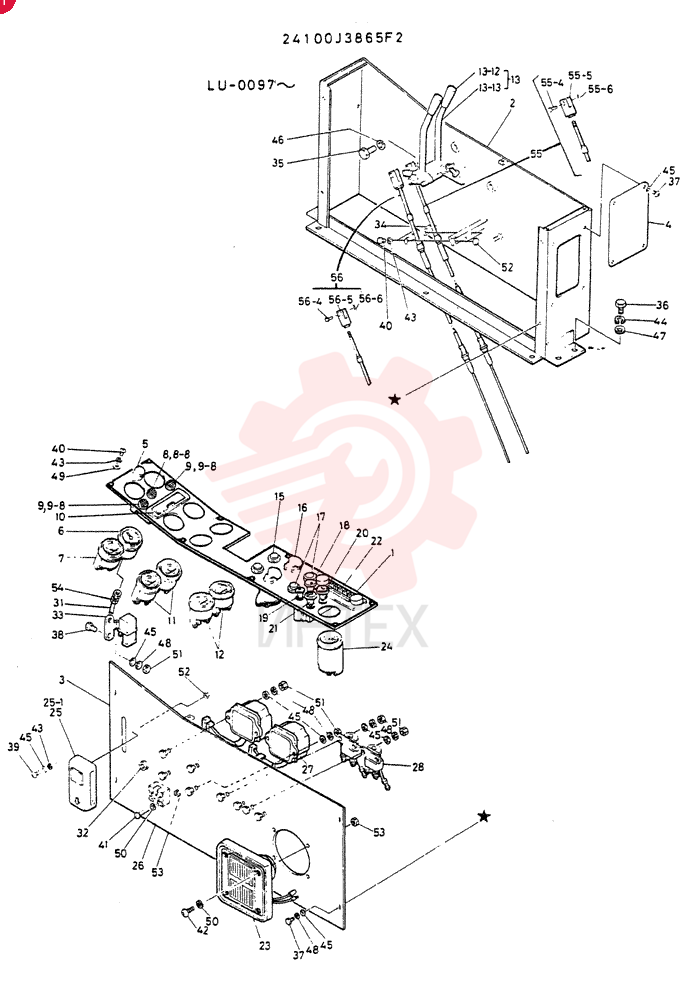 PANEL ASSY, INST (FOR COLD REGIONS t(-15°C))