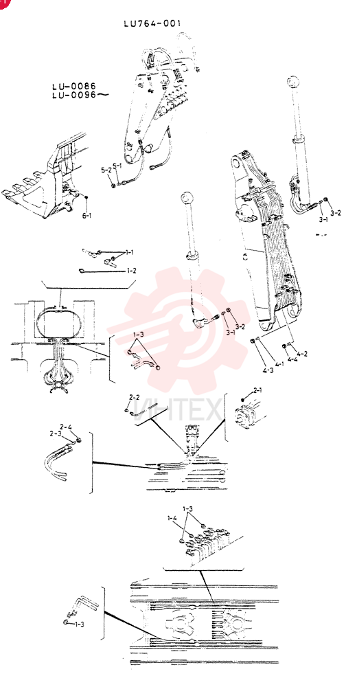 PARTS, TRANSPORT LU764-001