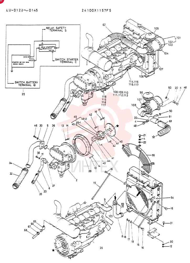 POwER-PLANT ASSY (FOR NORWAY) 24100X1157F5