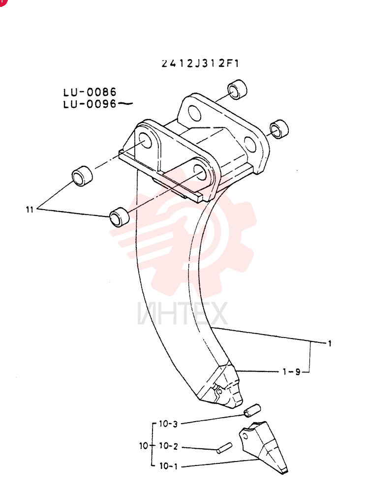 RIPPER ASSY 2412J312F1