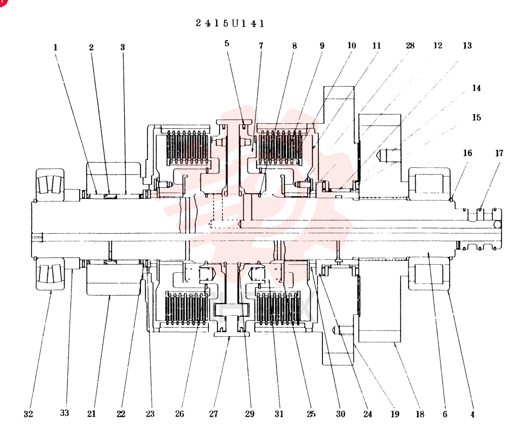EXCHANGE CLUTCH ASSY 2415U141