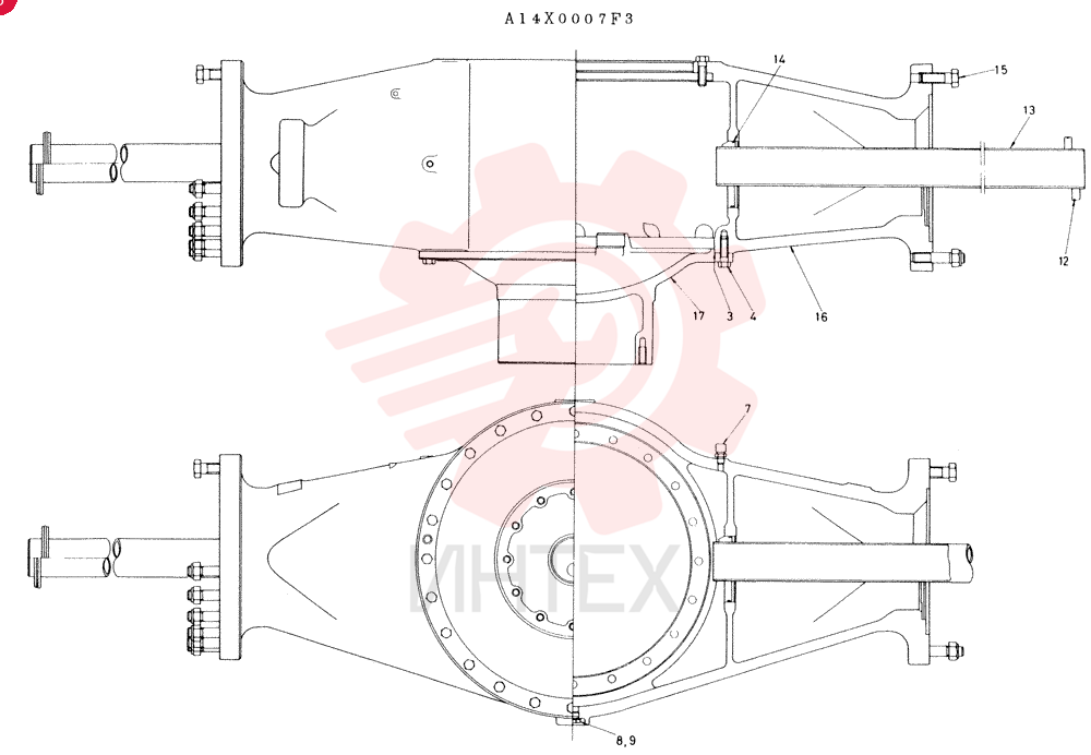 HOUSING ASSY A14X0007F3