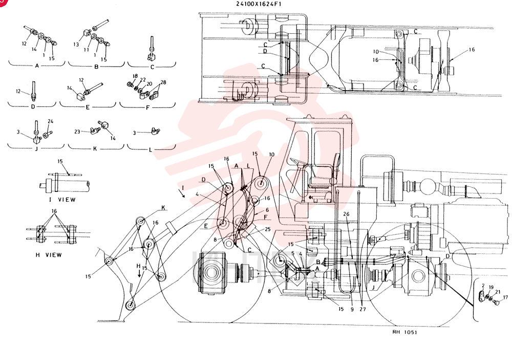 LUB-LINES,GREASE CONSISTSOF REF 1 TO 28