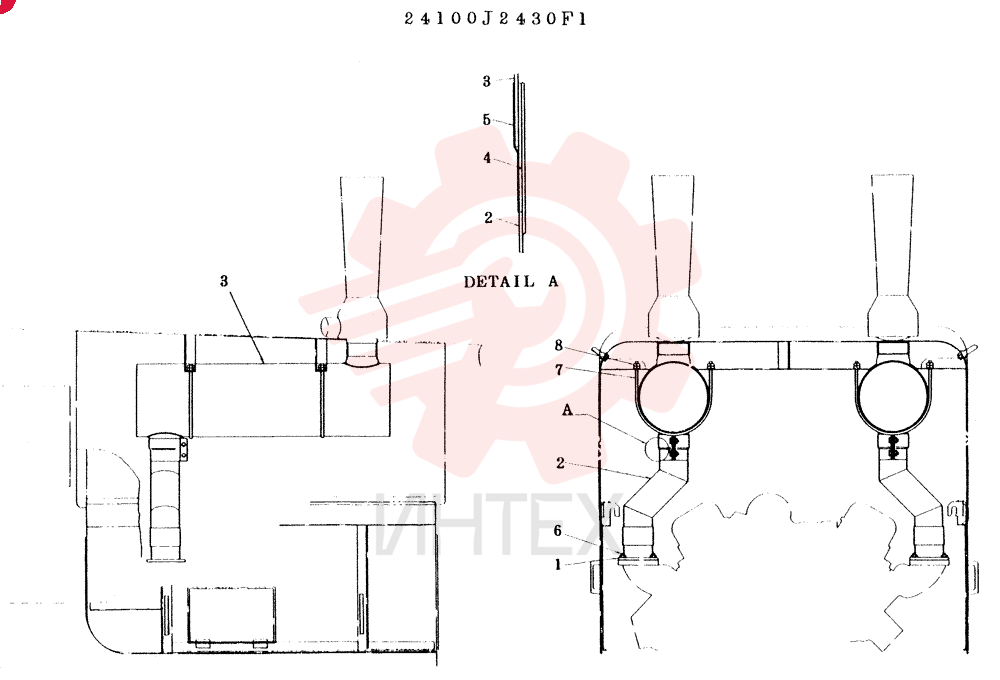 MUFFLER, GROUP 24100J2430F1