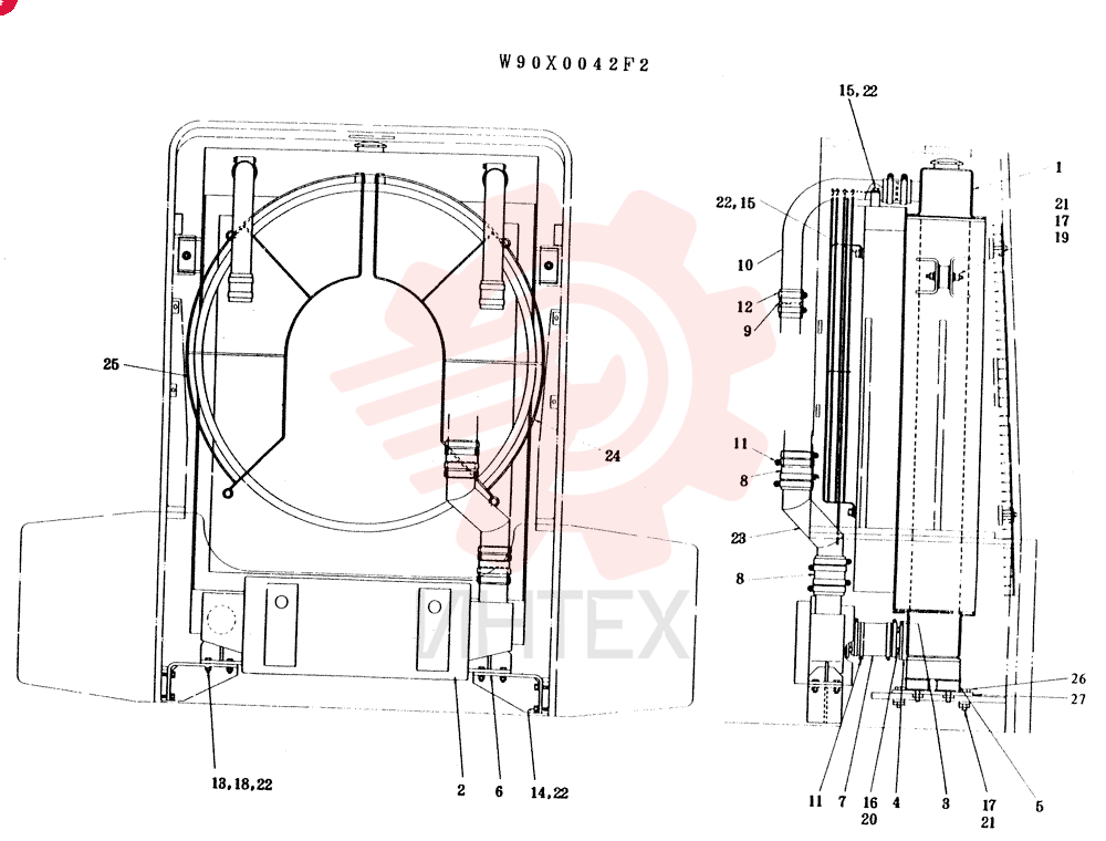 RADIATOR GROUP W90X0042F2