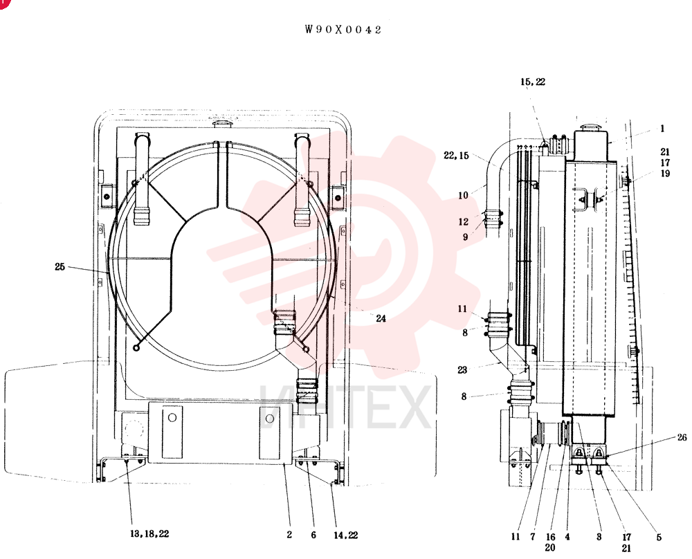 RADIATOR GROUP W90X0042