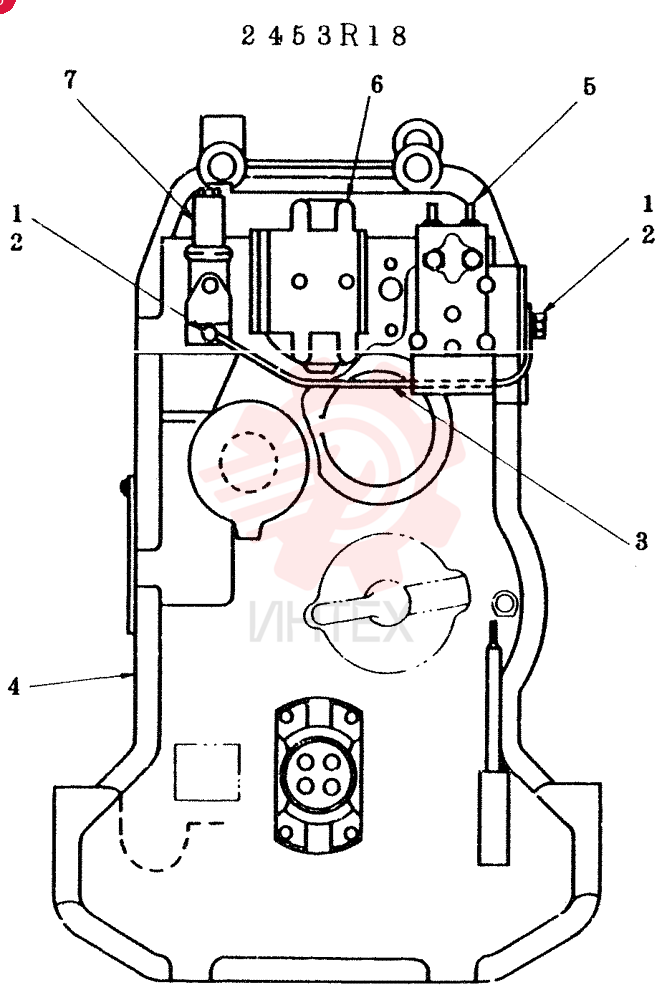 Схема (LK1500/A) - WHEEL LOADERS BTW RH1022 - RH1052 (1/93-12/03) 2453R18