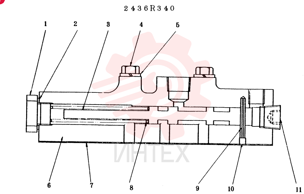 Схема (LK1500/A) - WHEEL LOADERS BTW RH1022 - RH1052 (1/93-12/03) 2436R340