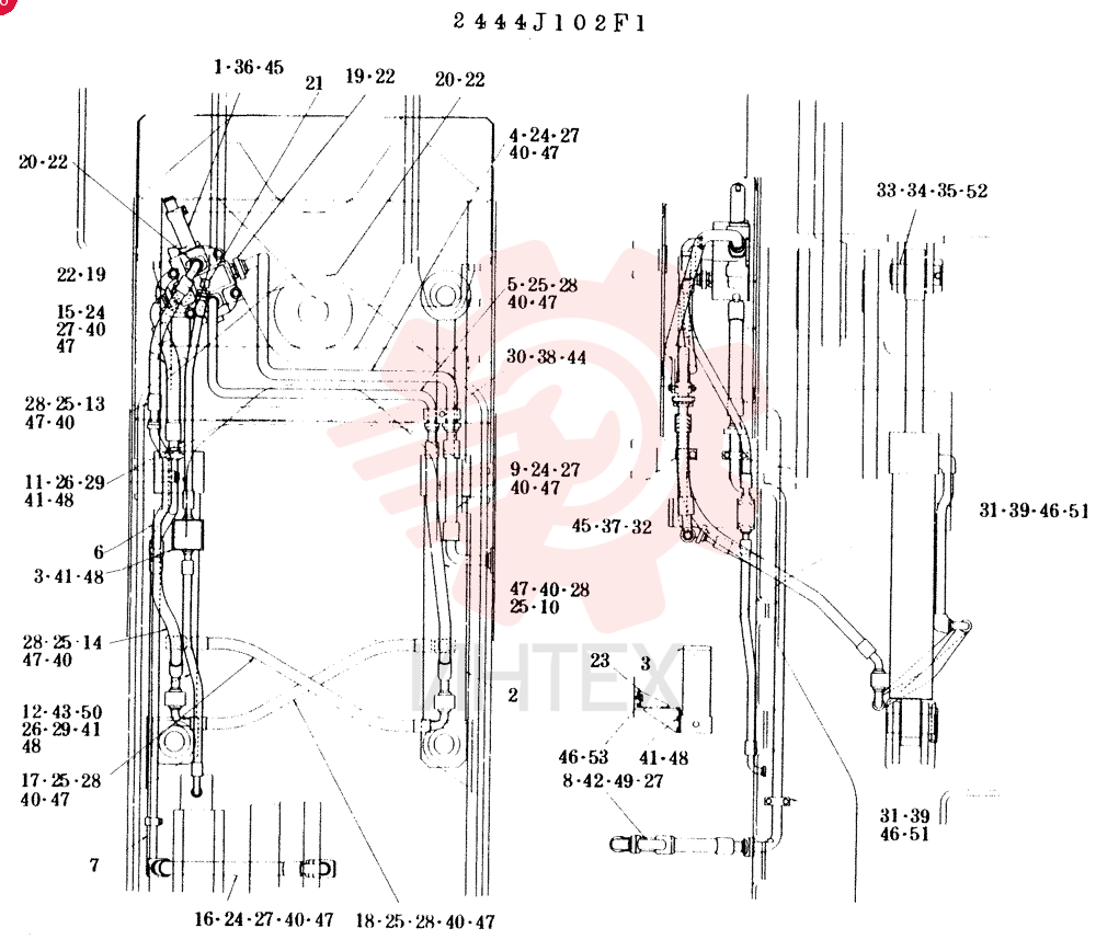 STEERING LINE 2444J102F1