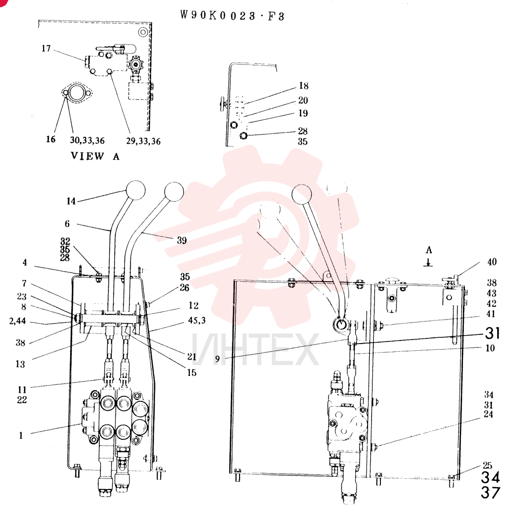 BOX ASSY, CONTROL CONSISTS OF REF 4 TO 45