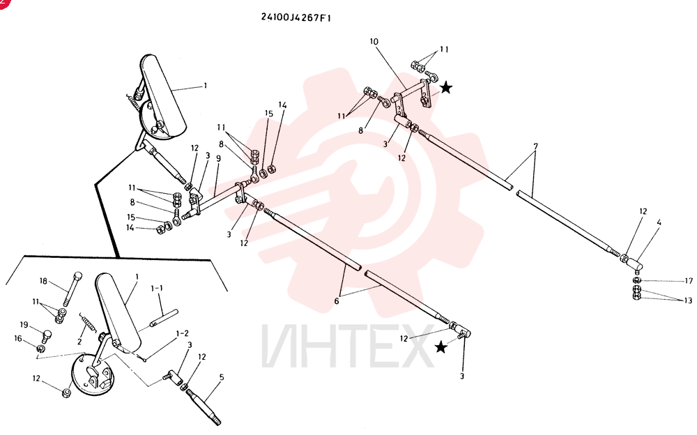 CONTROL ASSY-ENGINE CONSISTS OF ITEM 1 TO 19