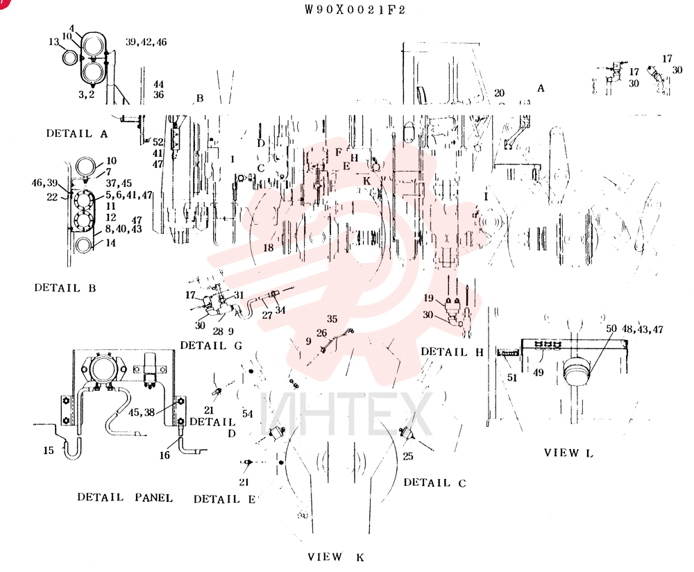 ELECTRICAL PARTS ASSEMBLY W90X0021F2