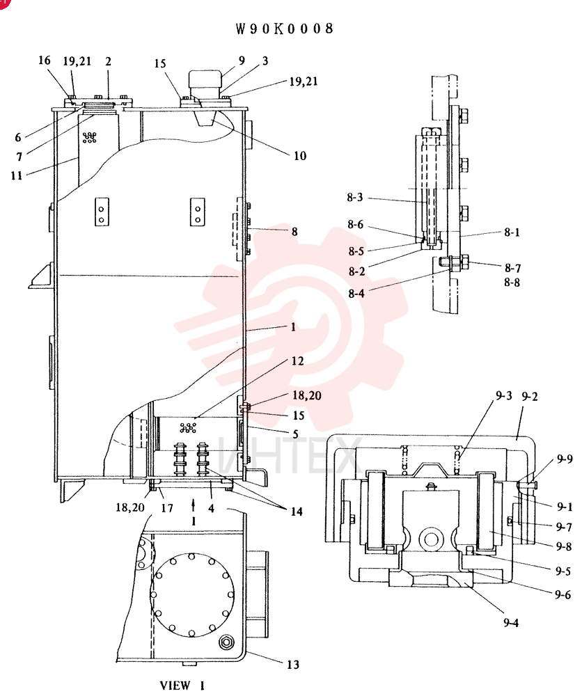 HYDR TANK ASSY W90K0008