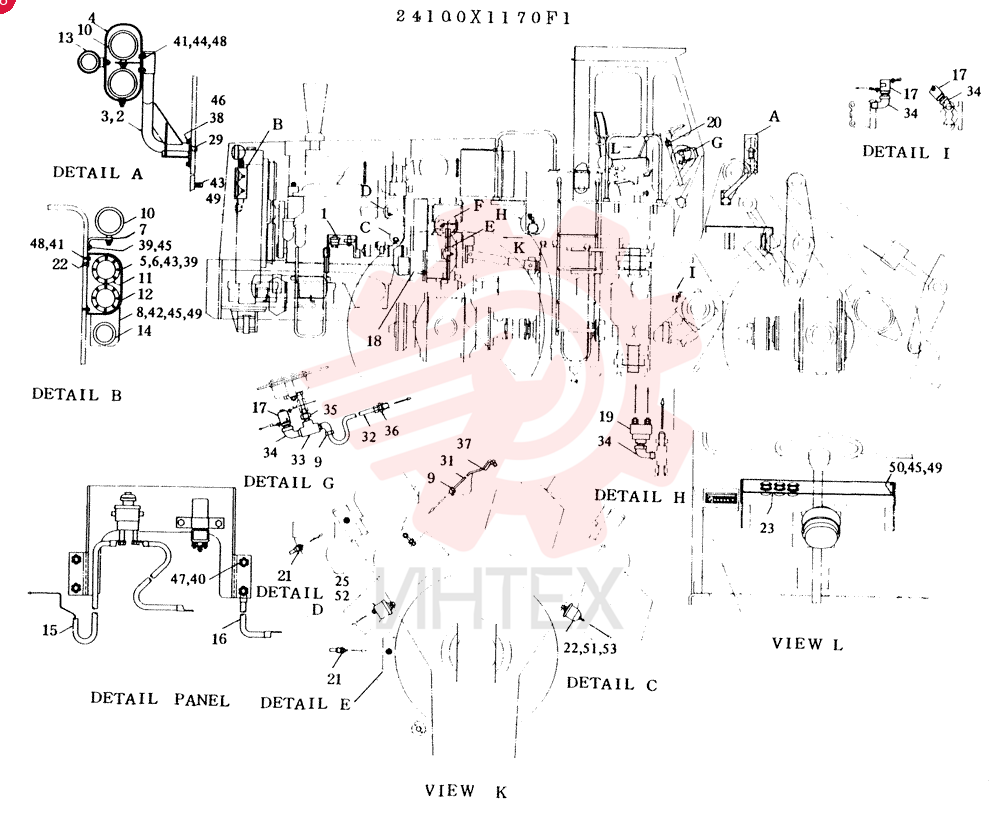 PARTS ASSY, ELEC 24100X1170F1 (2)
