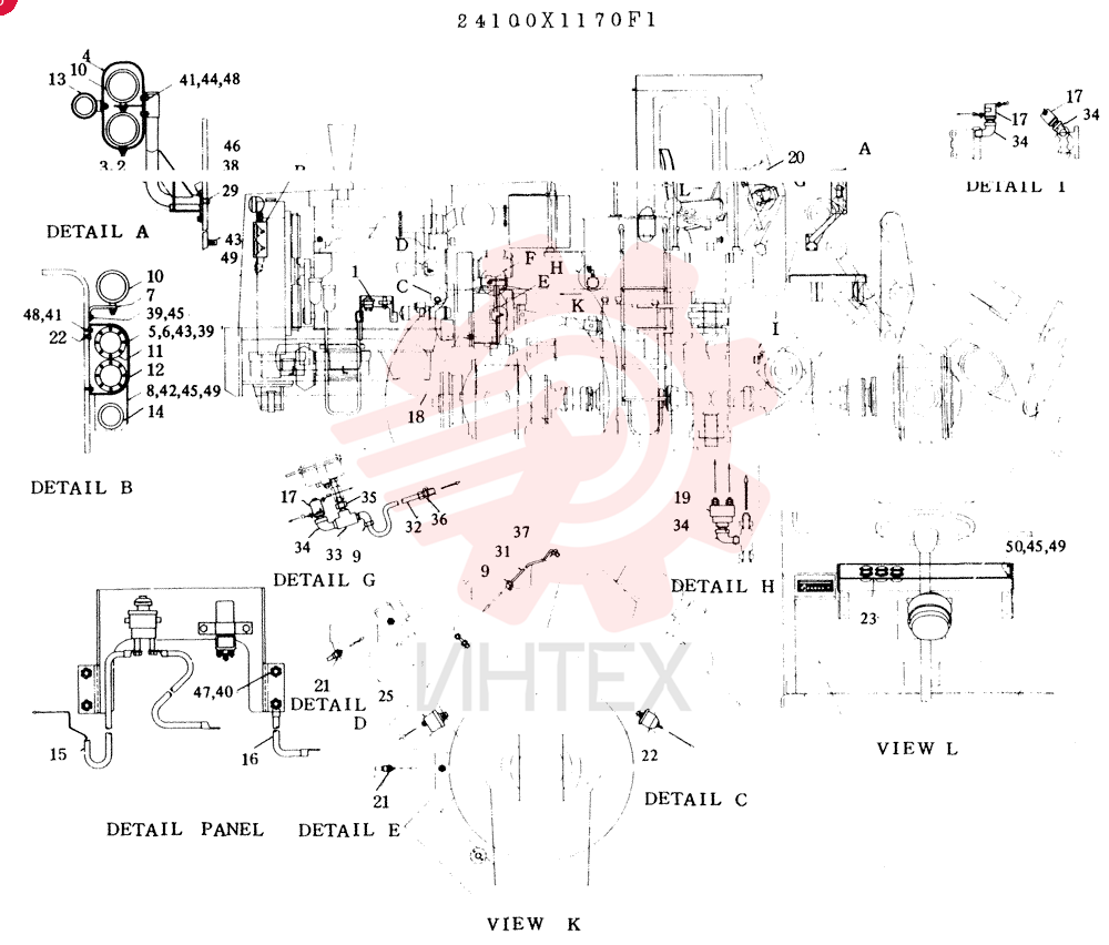 PARTS ASSY, ELEC 24100X1170F1 (1)