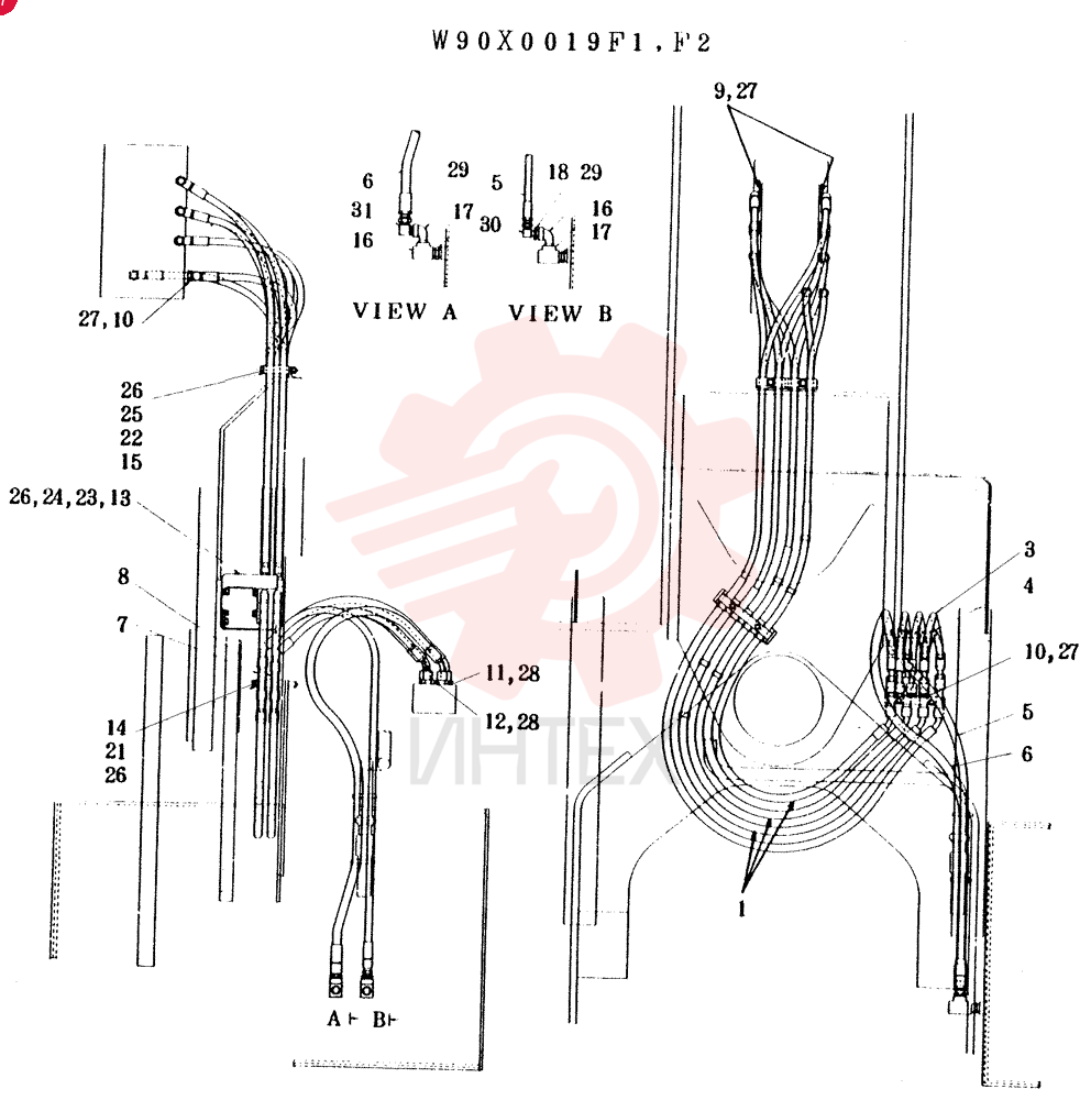 PILOT CONTROL LINE CONSISTS OF REF 1 TO 31