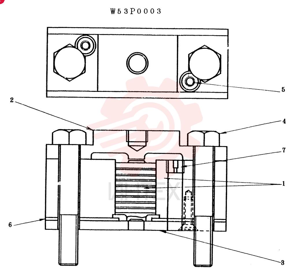Схема (LK1500A) - WHEEL LOADERS ASN RH1022 (1/75-12/03) W53P0003