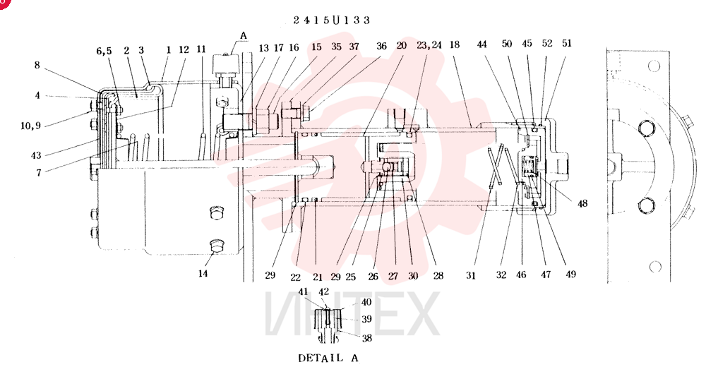 Схема (LK1500A) - WHEEL LOADERS ASN RH1022 (1/75-12/03) 2415U133