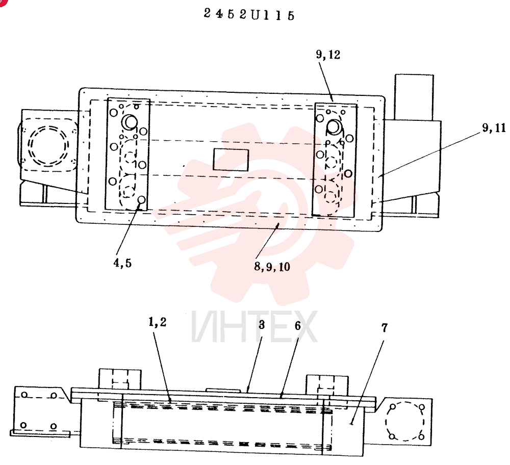 Схема (LK1500A) - WHEEL LOADERS ASN RH1022 (1/75-12/03) 2452U115
