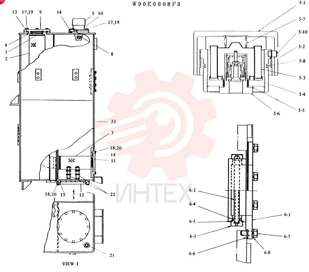 TANK. ASSY/ HYDR W90K0008F3