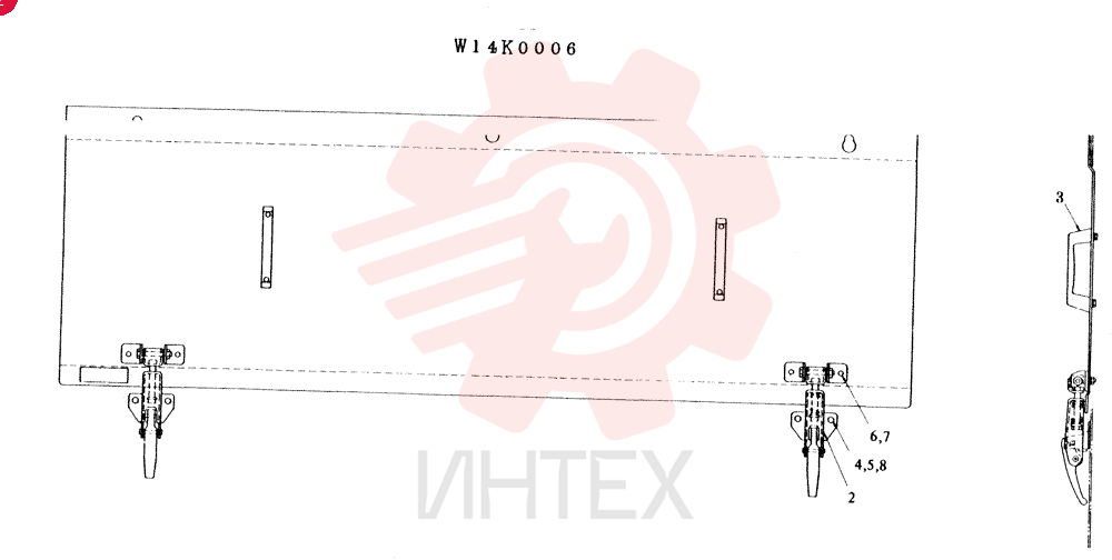 UPPER SIDE COVER W14K0006